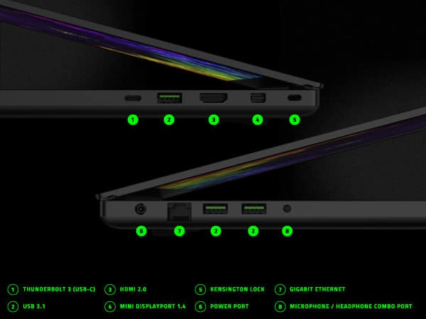 Pc Gamer Razer Blade 15 core i7 8eme génération