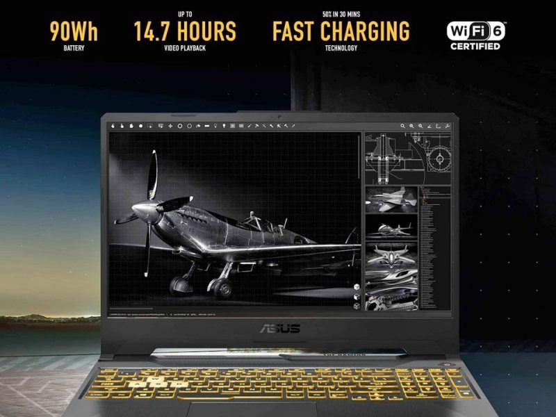 Gaming Laptop Asus TUF F15 CORE I7 10EME GEN