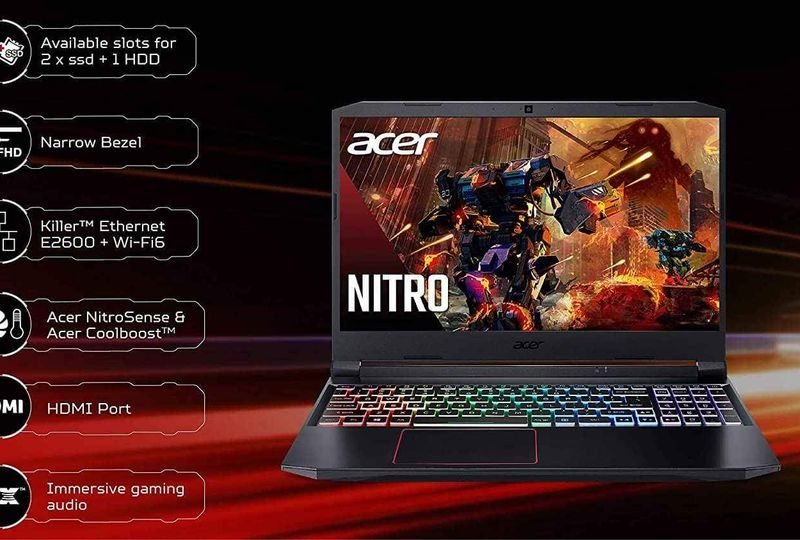 Gamer Acer Nitro 5 11eme Generation RTX 3060