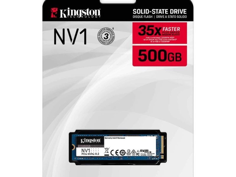 Disque Ssd M.2 Nvme Kingston 500Go ultra rapide