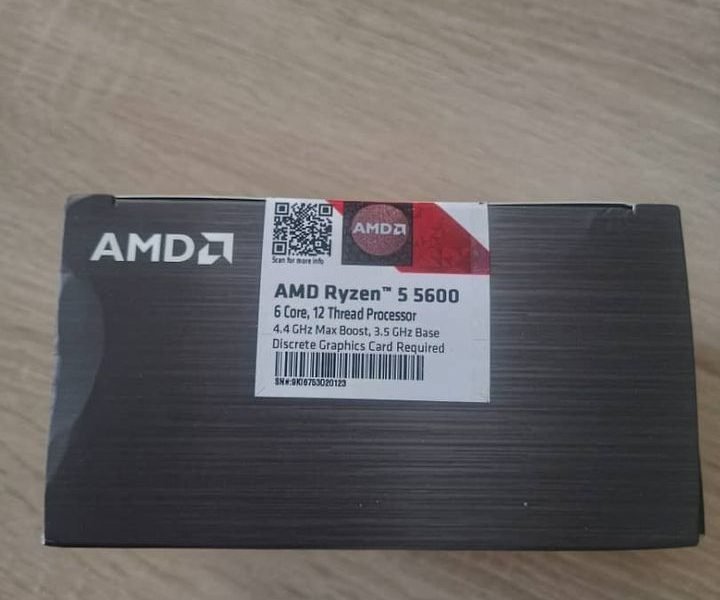 Processeur AMD RYZEN 5 5600, 3.5ghz 6c/12t