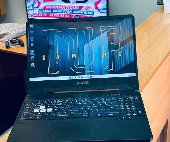 ASUS TUF Gamer Ryzen 7 (équivalent Core i7) turbo 4.9 GHz Graphics Nvidia GTX 4 Go dédiée 8e