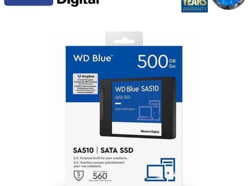 Promo disque dur SSD SATA 500Go western digital