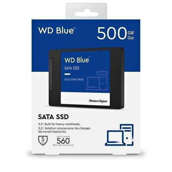 Promo disque dur SSD SATA 500Go western digital