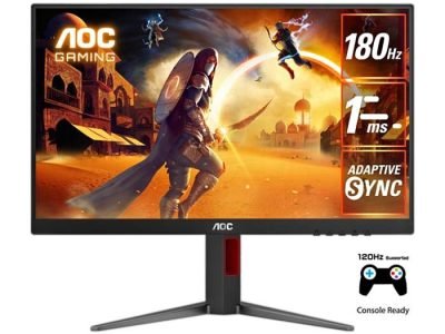 Ecran gamer AOC 1ms FULL HD 180hz IPS 24pouces