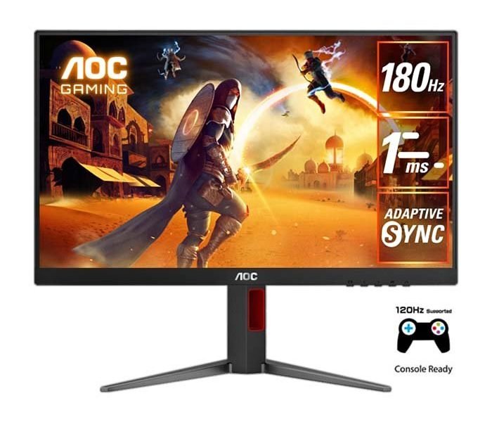 Ecran gamer AOC 1ms FULL HD 180hz IPS 24pouces