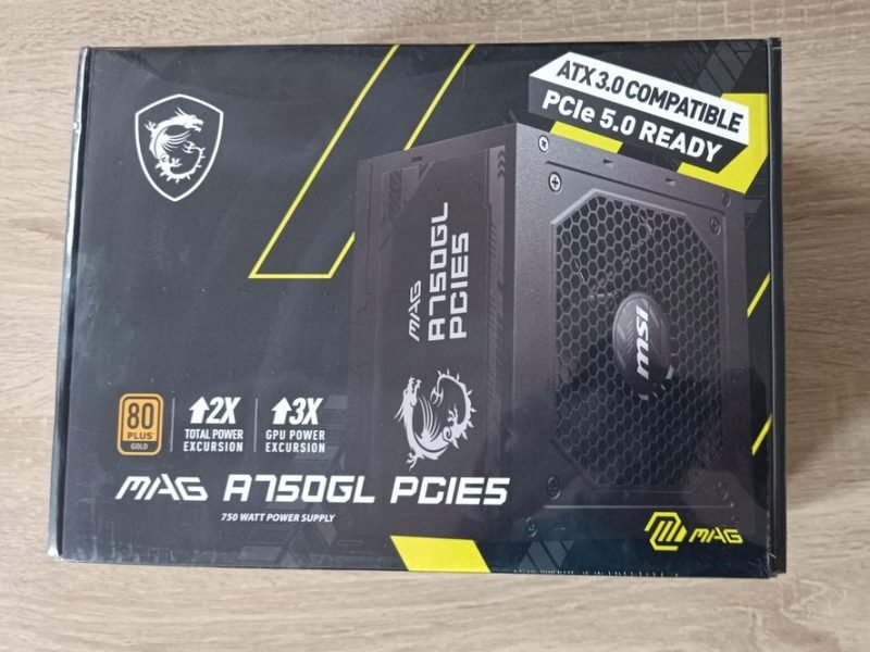 alimentation pc MSI MAG A750GL PCIE5