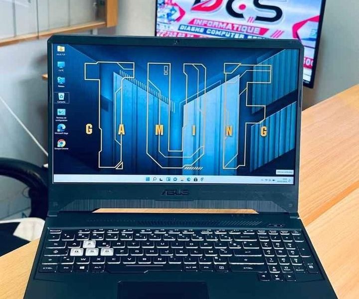 ASUS TUF Gamer Ryzen 7 (équivalent Core i7) turbo 4.9 GHz Graphics Nvidia GTX 4 Go dédiée 8e