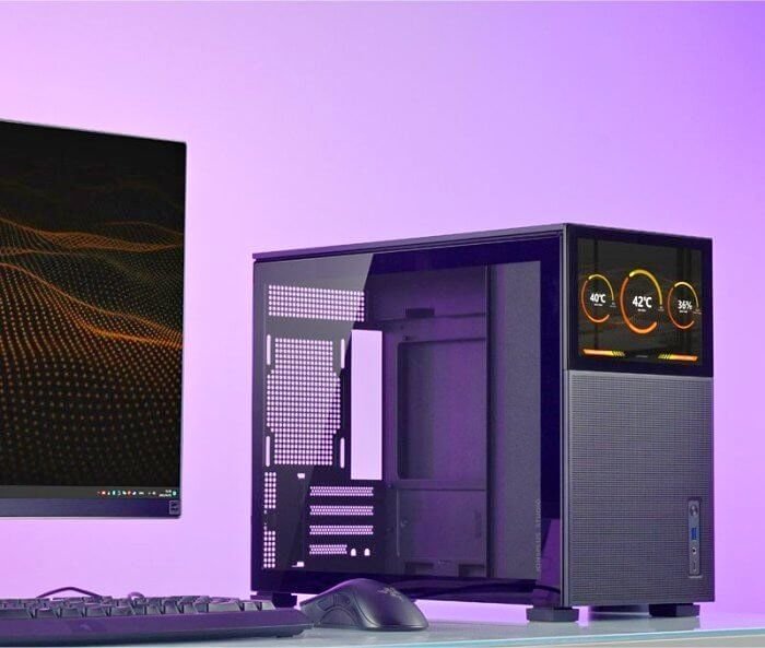 Boitier PC JONSBO D31 SCREEN micro ATX