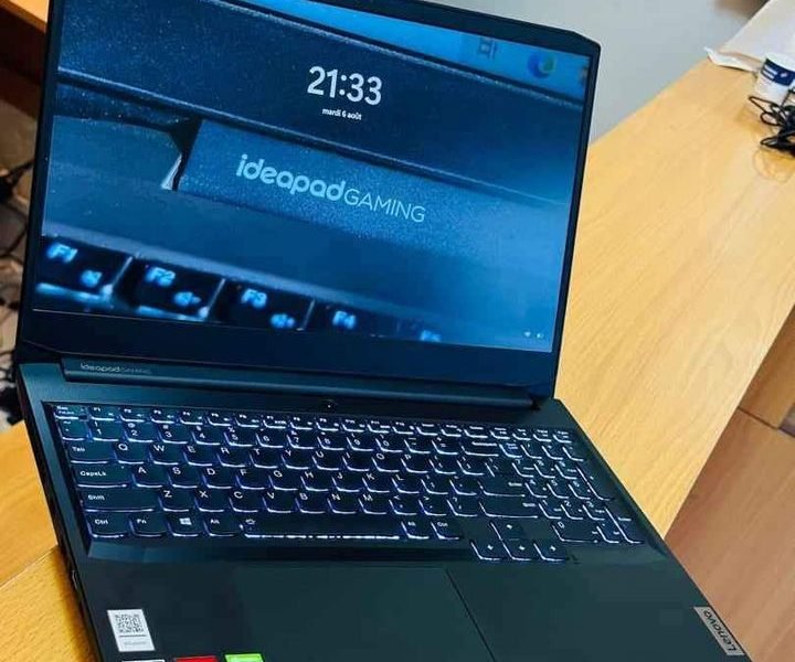 💥 Lenovo IdeaPad Gaming 3 🎮 Ryzen 5 de Base 3.3ghz 10e gen Graphique NVIDIA GTX 6GB dédiée