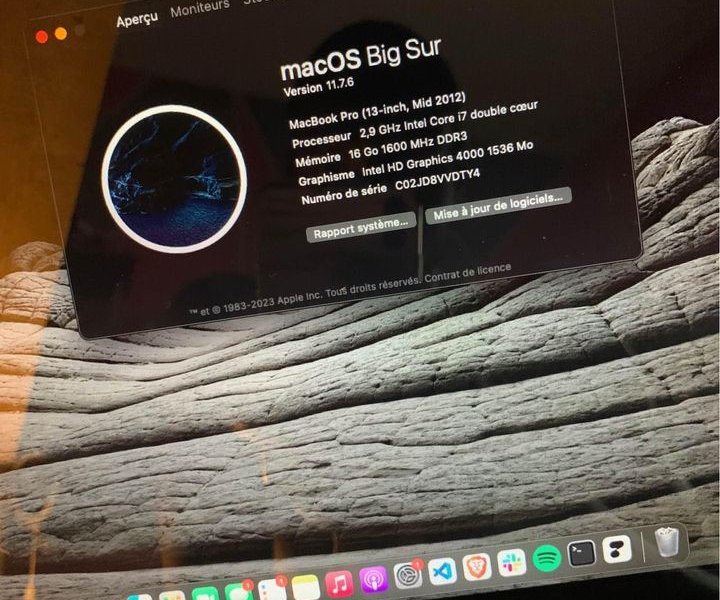 MacBook Pro i7 16gb - 2012