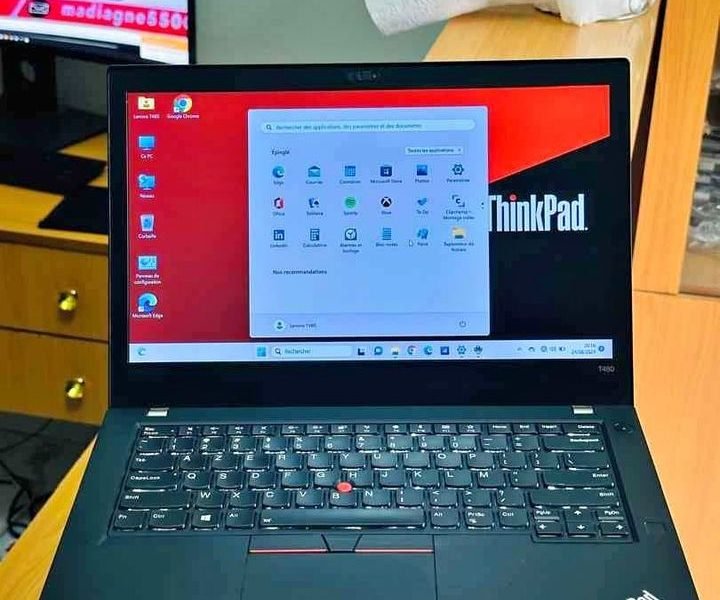 Lenovo Thinkpad L480 8e generation Intel Celeron 2.20ghz Ram 8gb ddr4 Disque 500GB