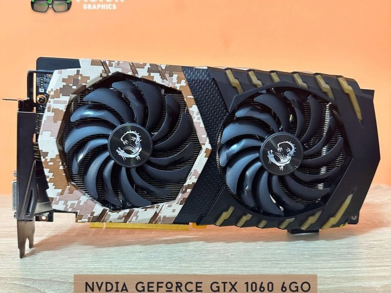 Carte Graphique NVDIA MSI GTX 1060 6GO DDR5 Version Limitée