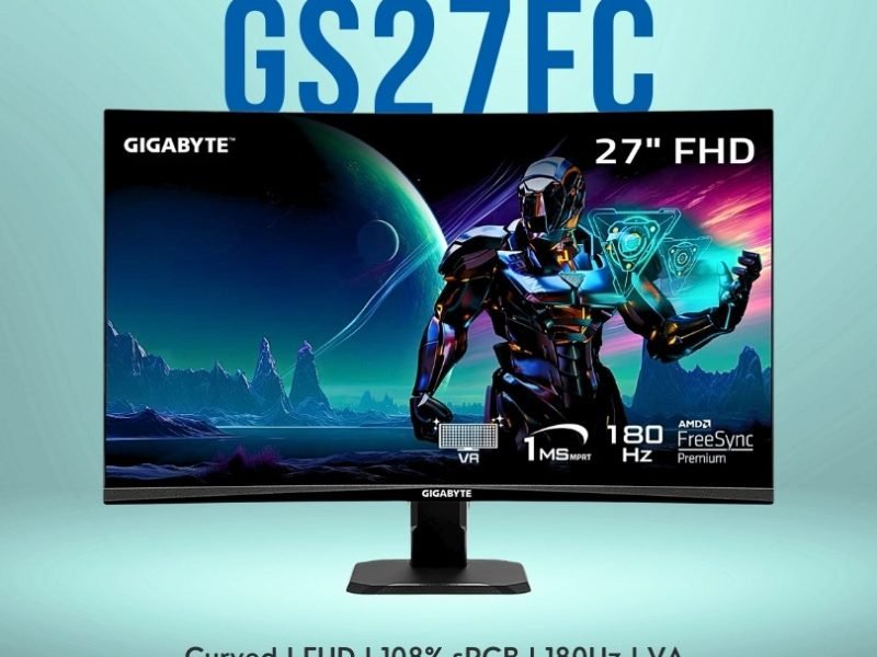 écran gamer GIGABYTE GS27fc 27" 180hz 1ms