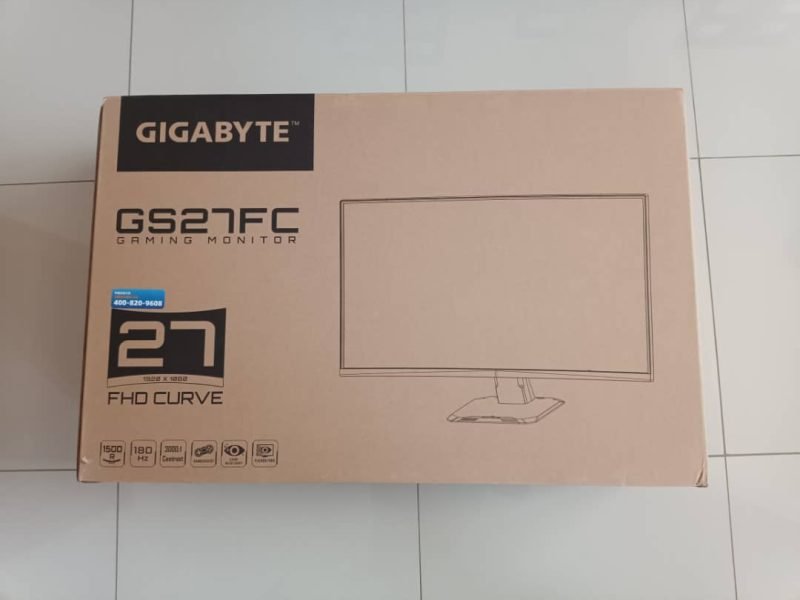 écran gamer GIGABYTE GS27fc 27" 180hz 1ms