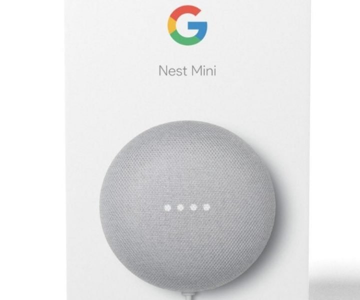 Enceinte Intelligente Google Nest Mini - 2 ème Génération - Blanche