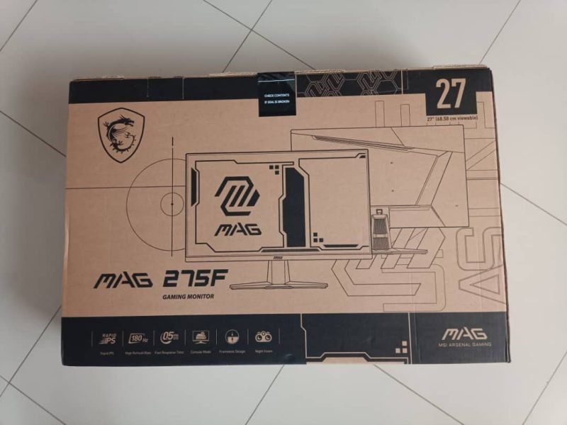 écran gamer MSI MAG 275F 27"