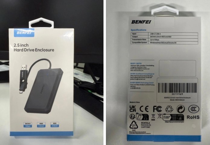 Boîtier disque dur externe pour votre SATA