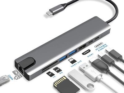Adaptateur 8 ports en 1 HDMI RJ45