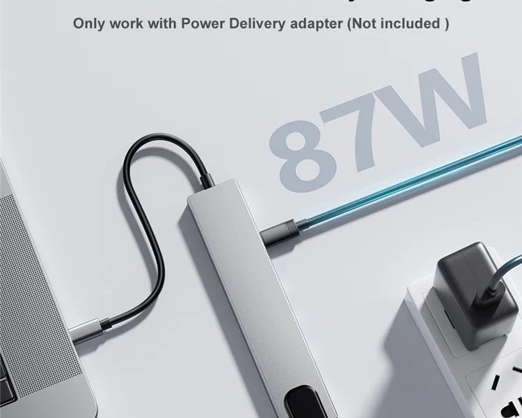 Adaptateur 8 ports en 1 HDMI RJ45