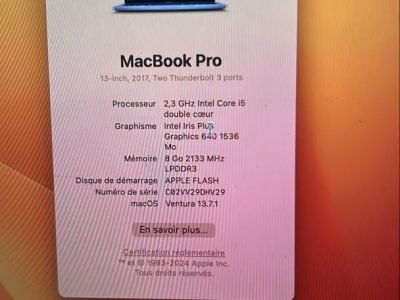 MacBook pro 2017