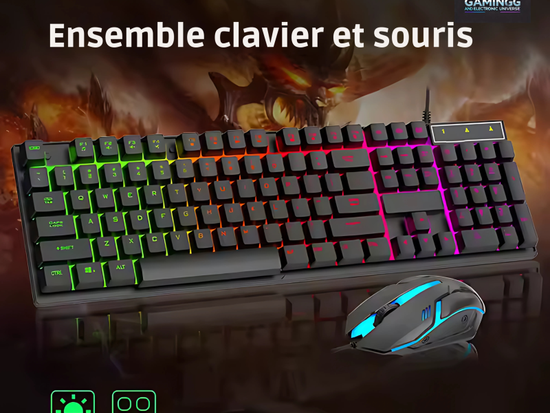 Combo Clavier et Souris Gaming Couso K323