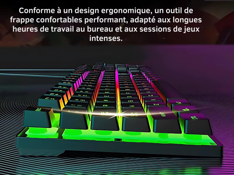 Clavier Gaming 104 Touches RVB