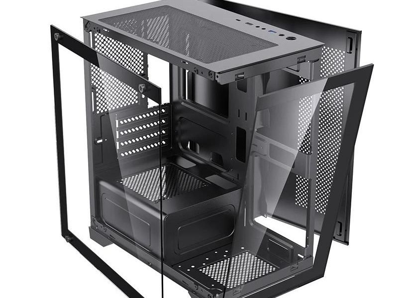 Pack Boîtier Gaming Lovingcool + 5 Ventilateurs RGB Lovingcool 120mm